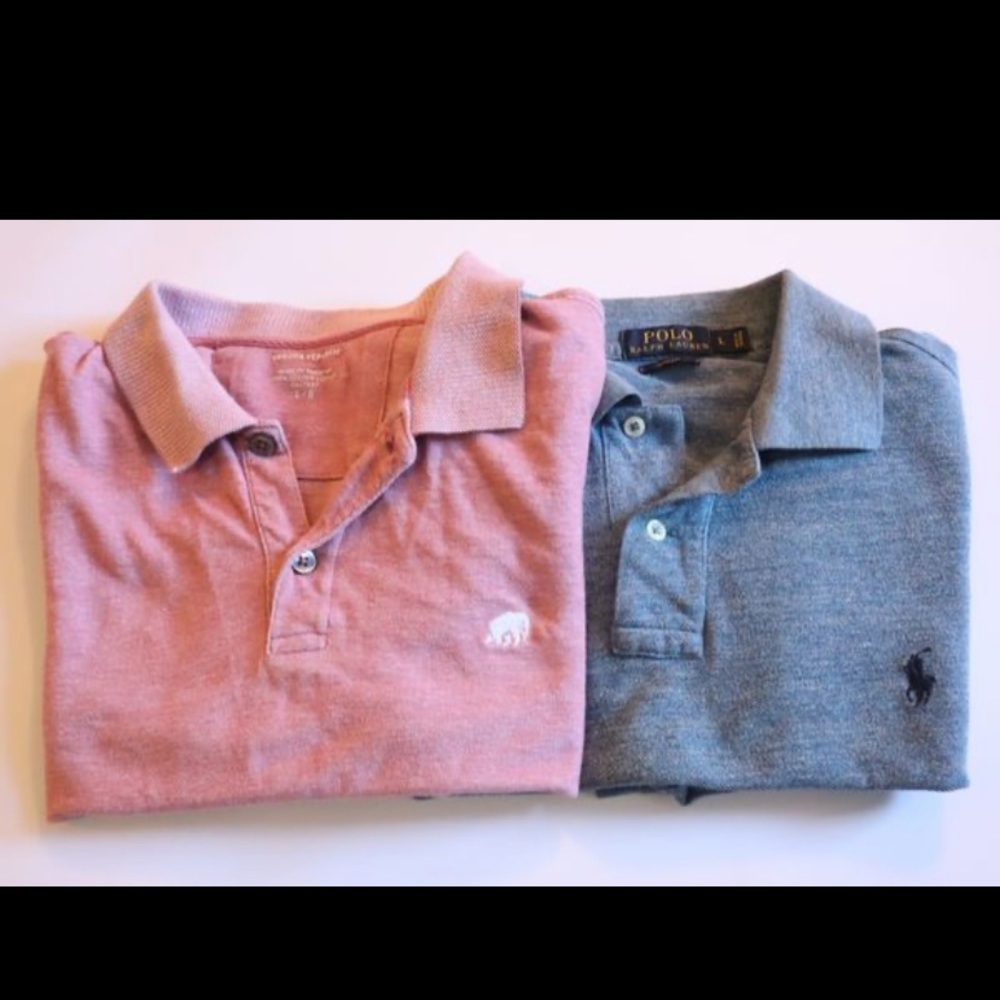 Banana Republic & Ralph Lauren Polos sz L